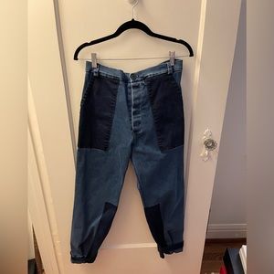 Boy. by Band of Outsiders oversized tapered indigo jeans